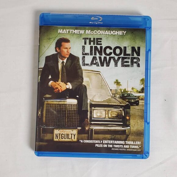 The Lincoln Lawyer (Blu-ray) Matthew McConaughey Legal Crime Thriller - Picture 1 of 3